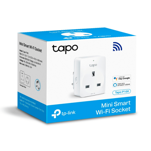 TP-Link Mini Smart Wi-Fi Socket – TL-TAPO P100 (1-Pack)