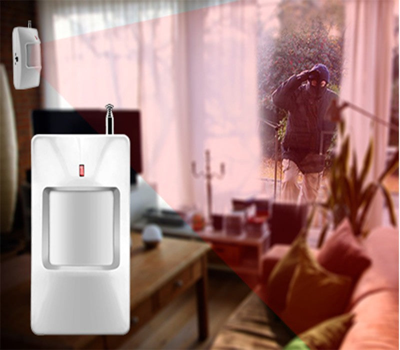 Home Burglar WiFi GSM Alarm System with Wireless Door Sensor & LCD Display