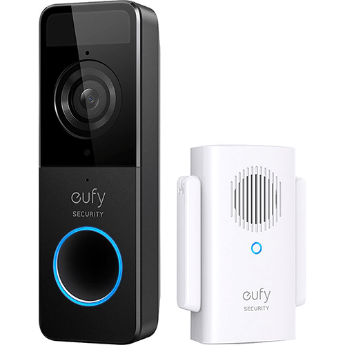Eufy Video Doorbell Slim 1080p – Battery-Powered Smart Wi-Fi Doorbell with Chime