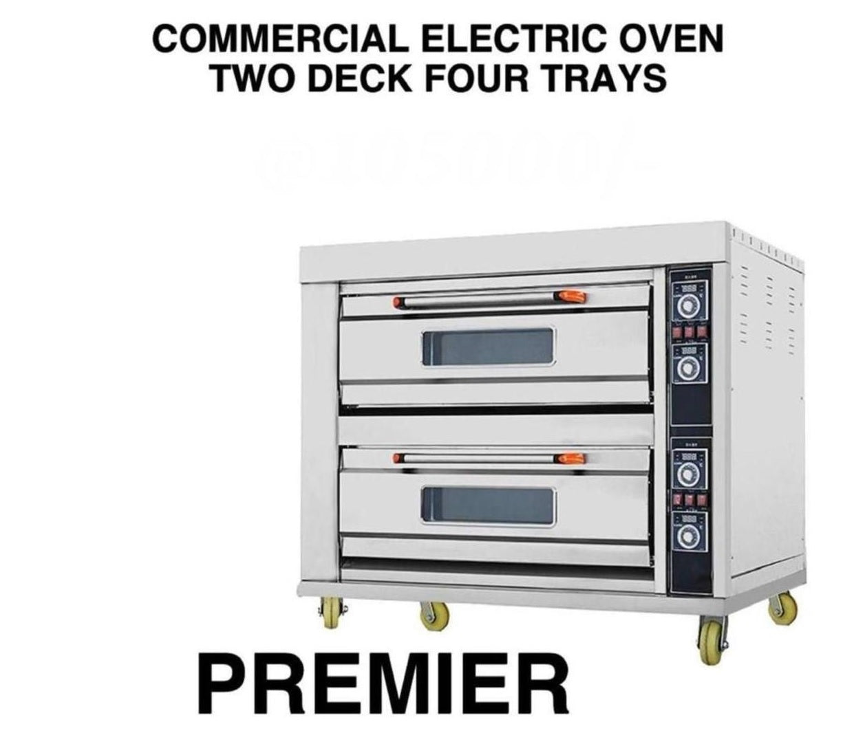 Premier 2 Deck 4 Tray Commercial Electric Oven