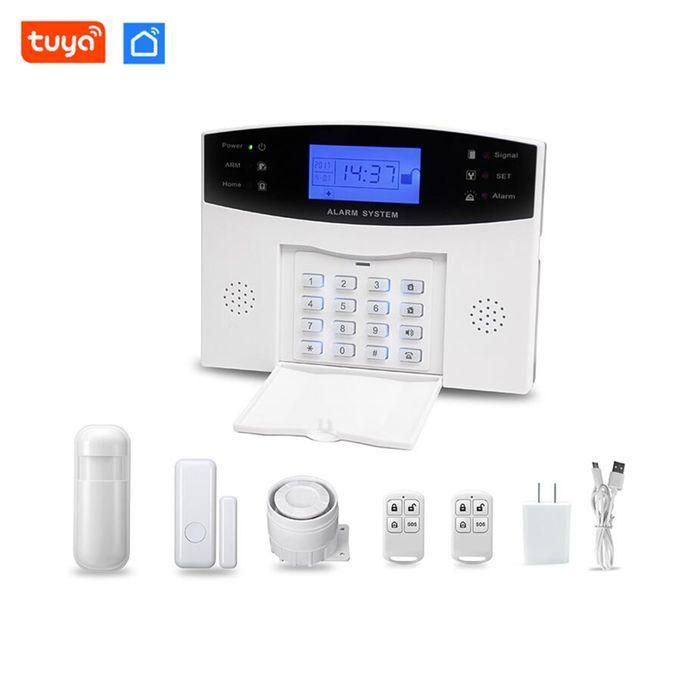 Home Burglar WiFi GSM Alarm System with Wireless Door Sensor & LCD Display