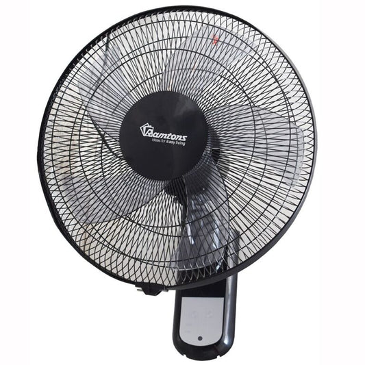 Ramtons RM676 – 16″ Wall Fan with Remote Control (5 Blades)