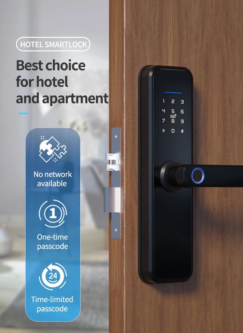 TTLock WiFi & Bluetooth Smart Fingerprint Digital Door Lock