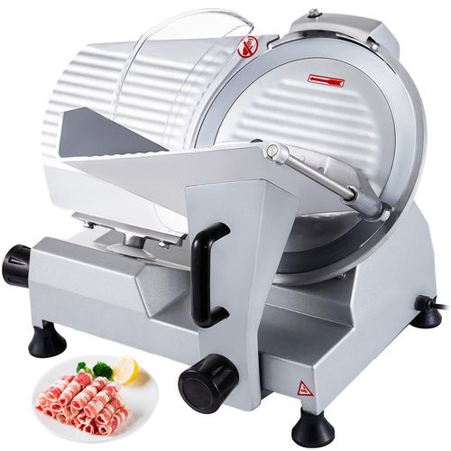 Heavy Duty 10" Stainless Steel Meat/Flesh Slicer – Commercial Semi-Automatic