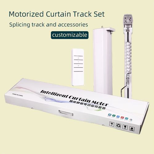 Tuya Smart WiFi Motorized Curtain Track with Remote Control