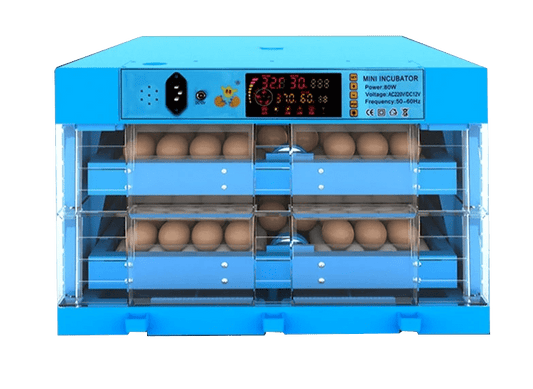 128-Egg Intelligent Automatic Egg Incubator (AC/DC/Solar Compatible)