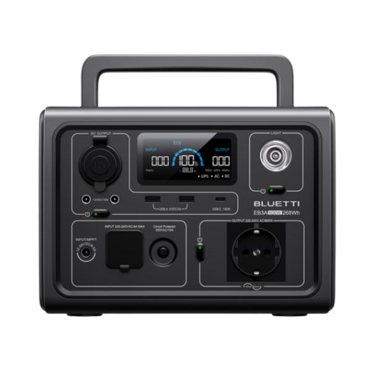 BLUETTI EB3A 600W 268Wh Portable Power Station