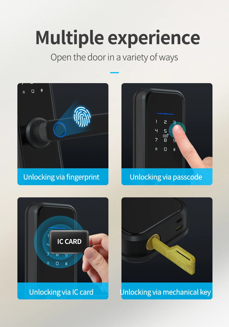 TTLock WiFi & Bluetooth Smart Fingerprint Digital Door Lock